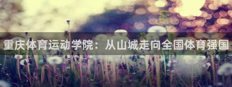 MK体育官网下载平台注册：重庆体育运动学院：从山城走